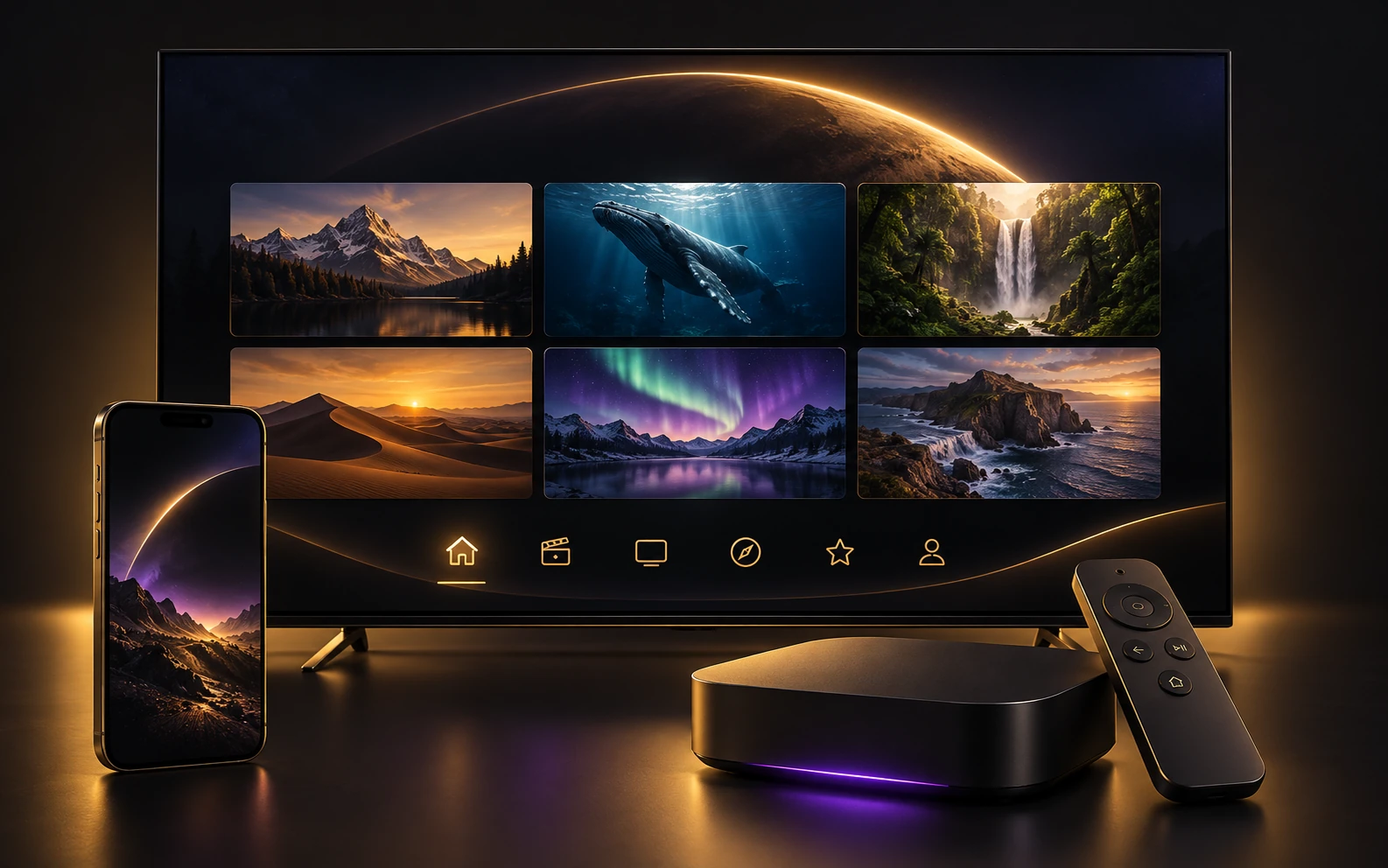 Orca Pro Plus sur votre télévision