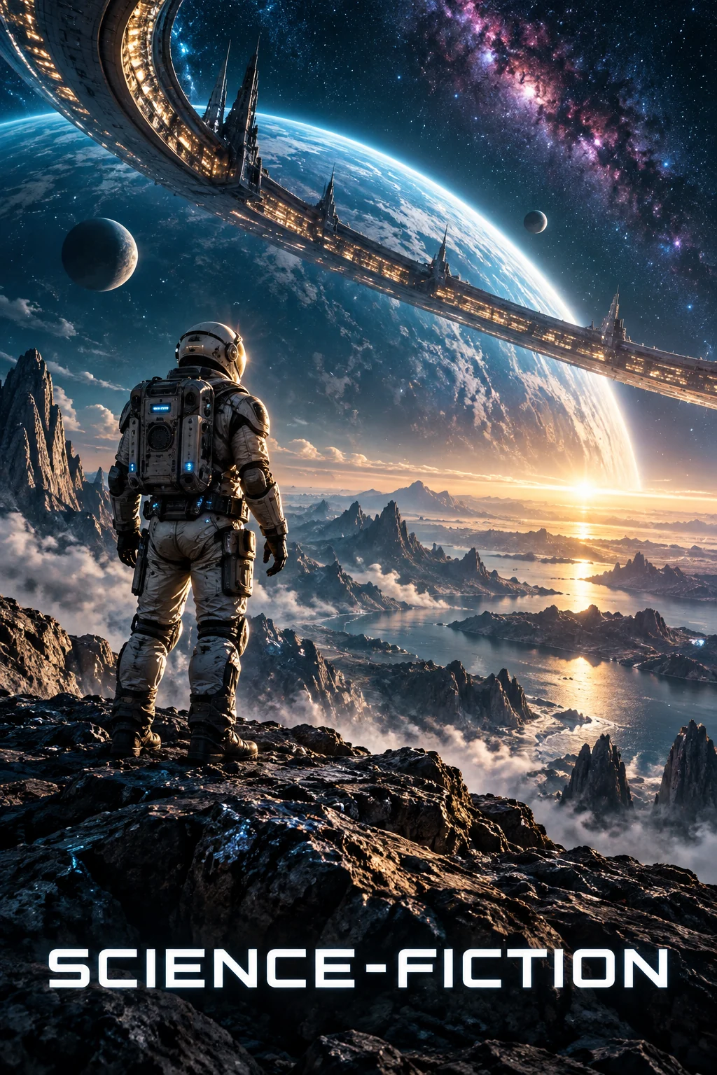 Affiche originale de l’univers science-fiction